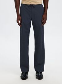 196 STRAIGHT FIT TROUSERS, Dark Sapphire, highres