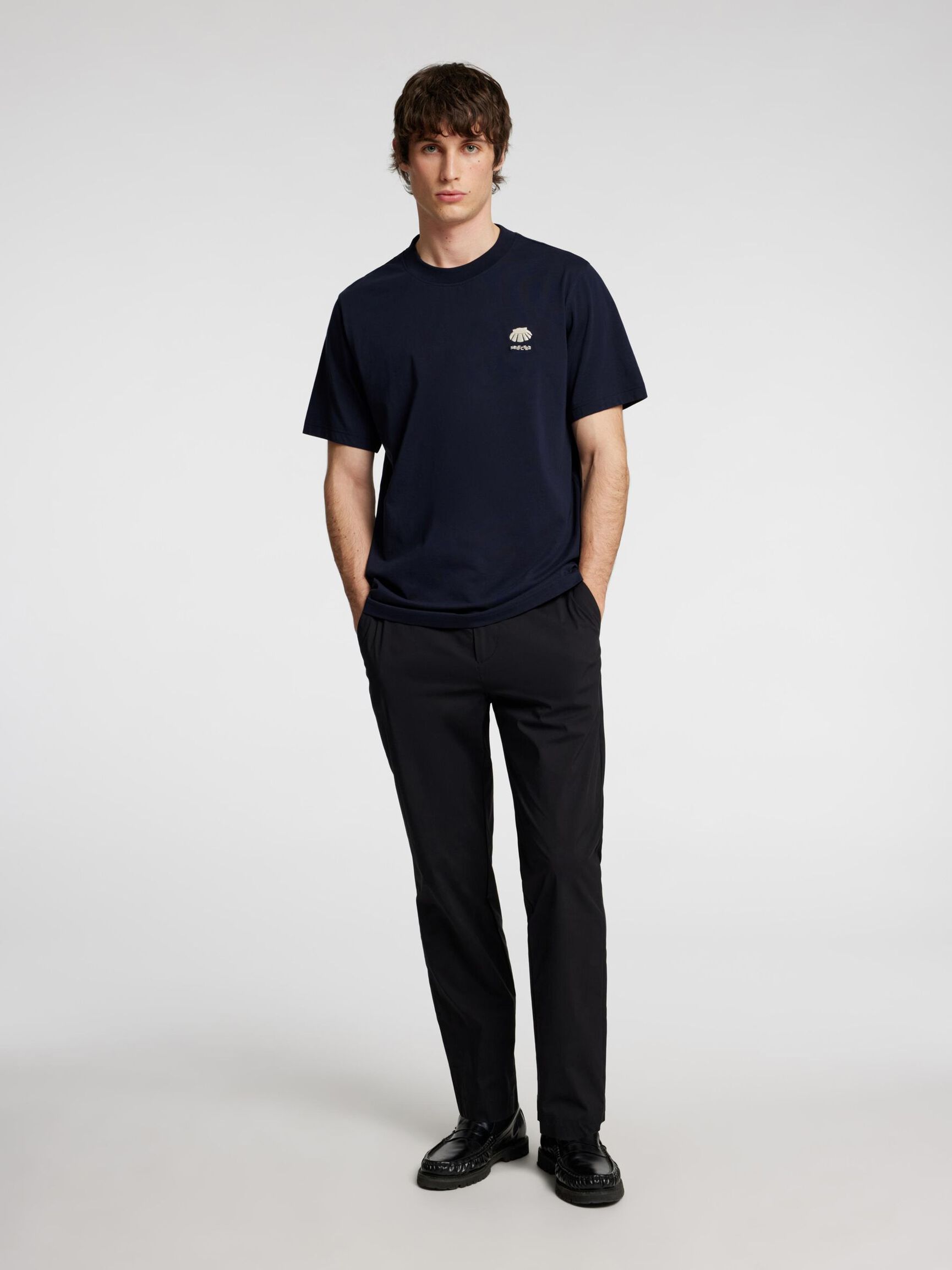 BESTICKTES T-SHIRT, Sky Captain, highres