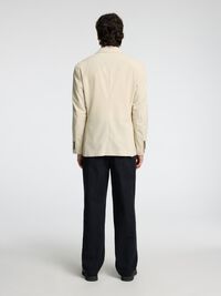SEERSUCKER  BLAZER, Sand, highres