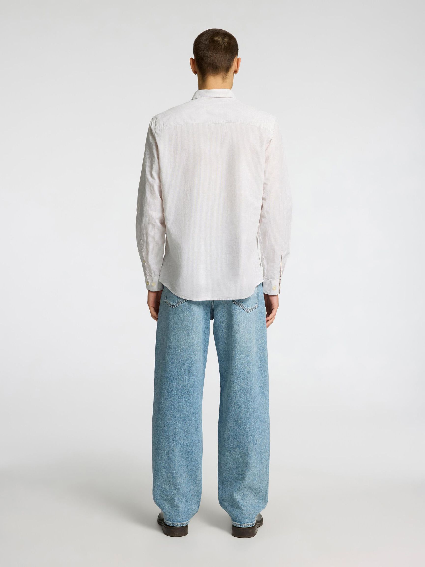 COUPE SLIM CHEMISE, Pure Cashmere, highres