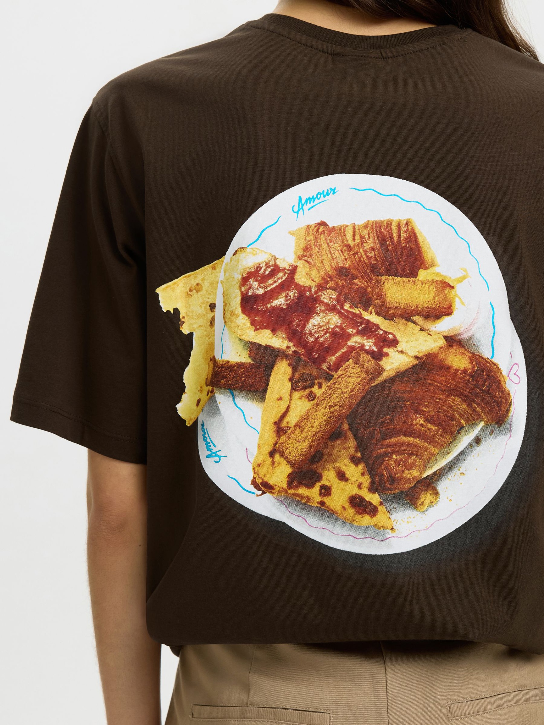 REGULAR FIT PRINTET T-SHIRT, Delicioso, highres