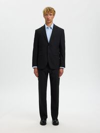 REGULAR FIT  BLAZER, Black, highres