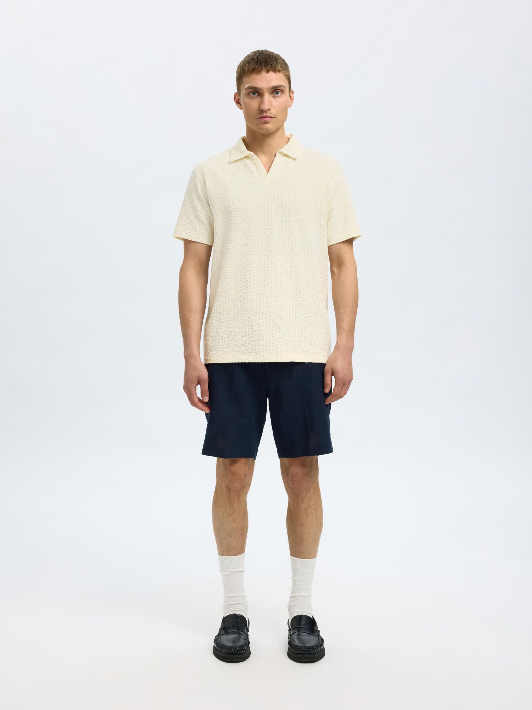 KOSZULKA POLO, Egret, highres