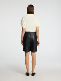 KORTÆRMET STRIKKET POLOSHIRT, Birch, highres