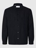 Selected LANGARM LEINENMIX OVERSHIRT, Sky Captain, highres - 16092244_SkyCaptain_1105376_001.jpg