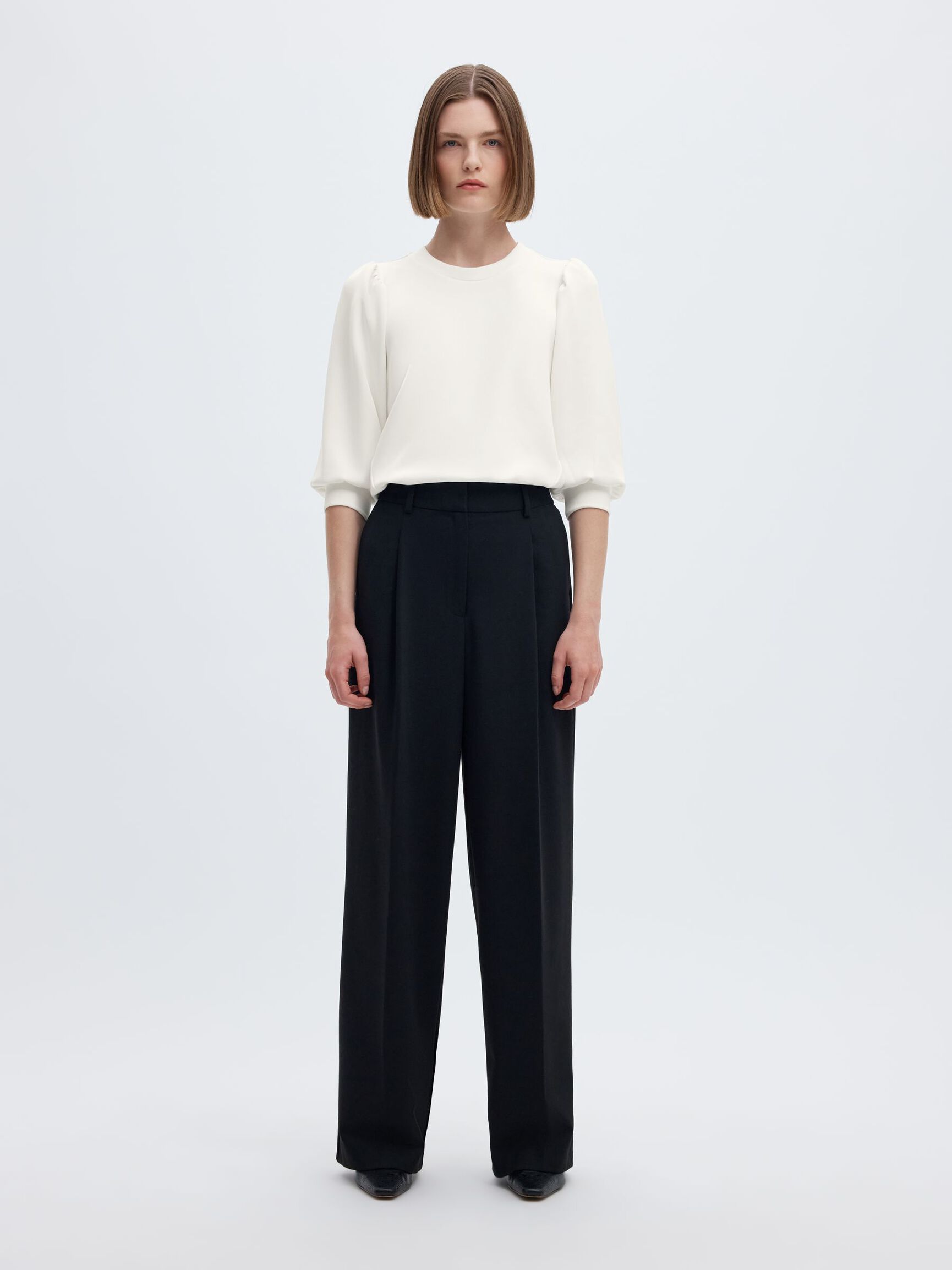 PUFFÄRMEL SWEATSHIRT, Snow White, highres