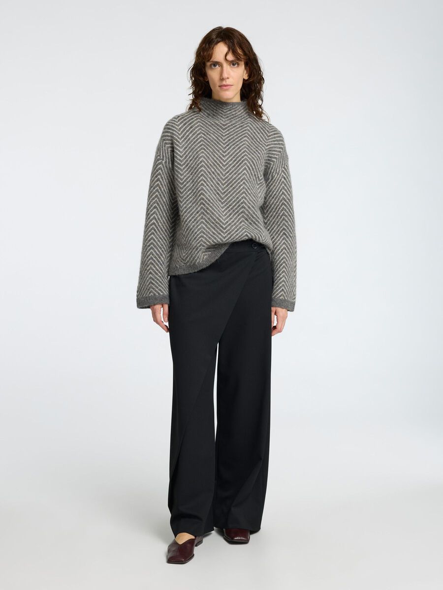 Selected HERRINGBONE WOOL BLEND JUMPER, Medium Grey Melange, highres - 16096952_MediumGreyMelange_1169756_005.jpg