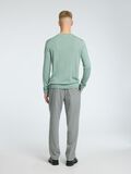 Selected 100% MERINO WOOL CREWNECK JUMPER, Iceberg Green, highres - 16094647_IcebergGreen_004.jpg