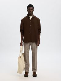 RELAXED FIT  SHIRT, Demitasse, highres