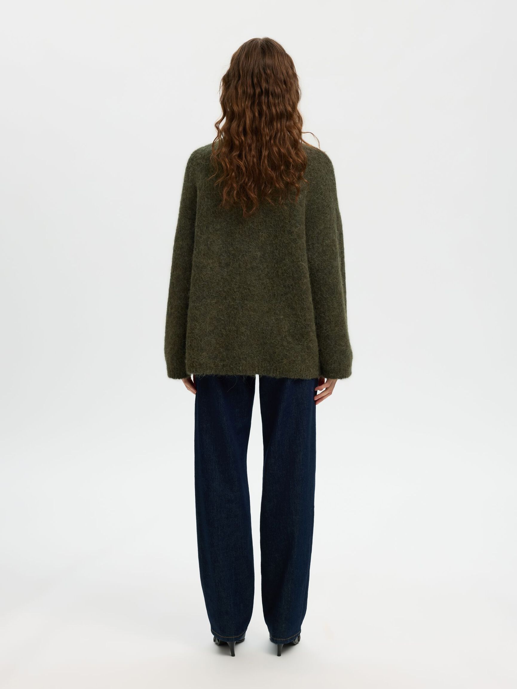 WOOL BLEND  PULLOVER, Deep Depths, highres