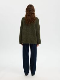 WOOL BLEND  PULLOVER, Deep Depths, highres