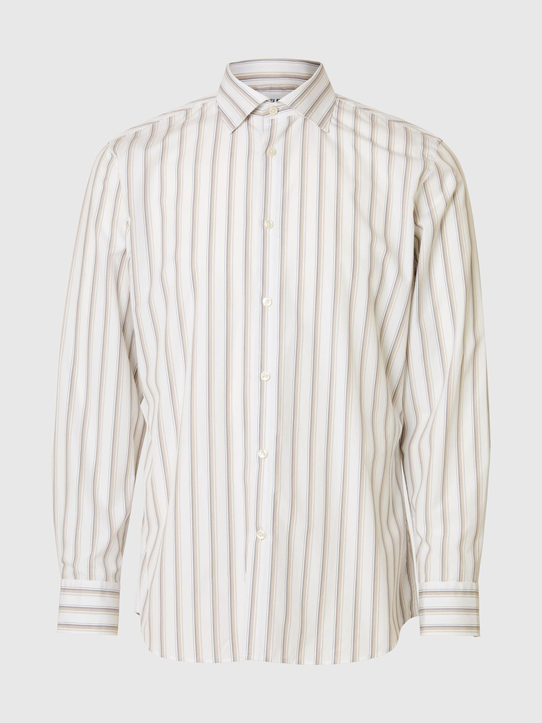 RANDIG SLIM FIT-SKJORTA, Bright White, highres
