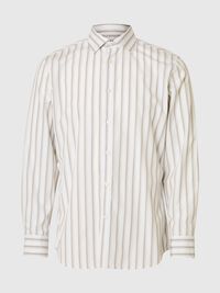 RANDIG SLIM FIT-SKJORTA, Bright White, highres