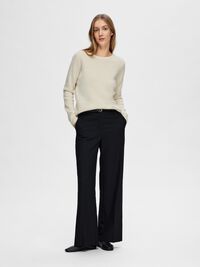 100% KASCHMIR PULLOVER, Birch, highres