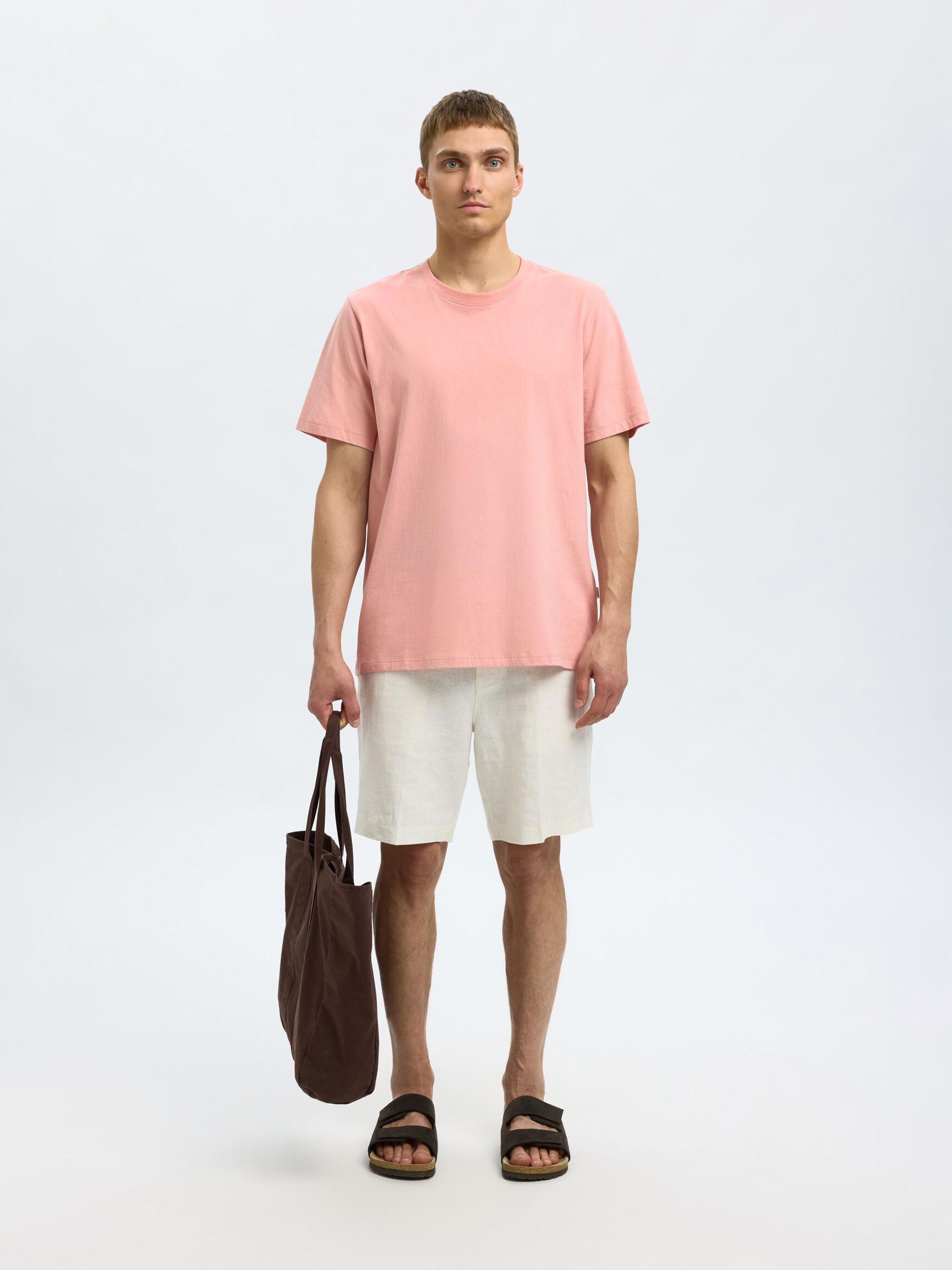 REGULAR T-SHIRT, Rose Tan, highres