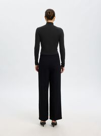 TOP A MANICHE LUNGHE, Black, highres
