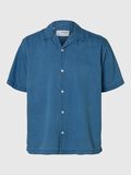 Selected KORTE MOUWEN SPIJKERBLOUSE, Medium Blue Denim, highres - 16097694_MediumBlueDenim_001.jpg