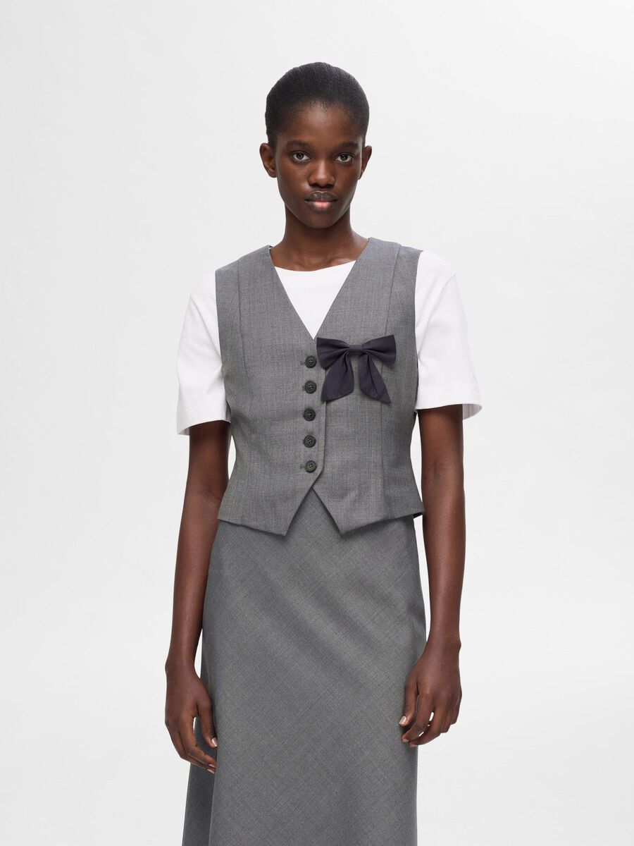 Selected ELEGANTER WOLLGEMISCH WESTE, Grey Melange, highres - 16095272_GreyMelange_003.jpg