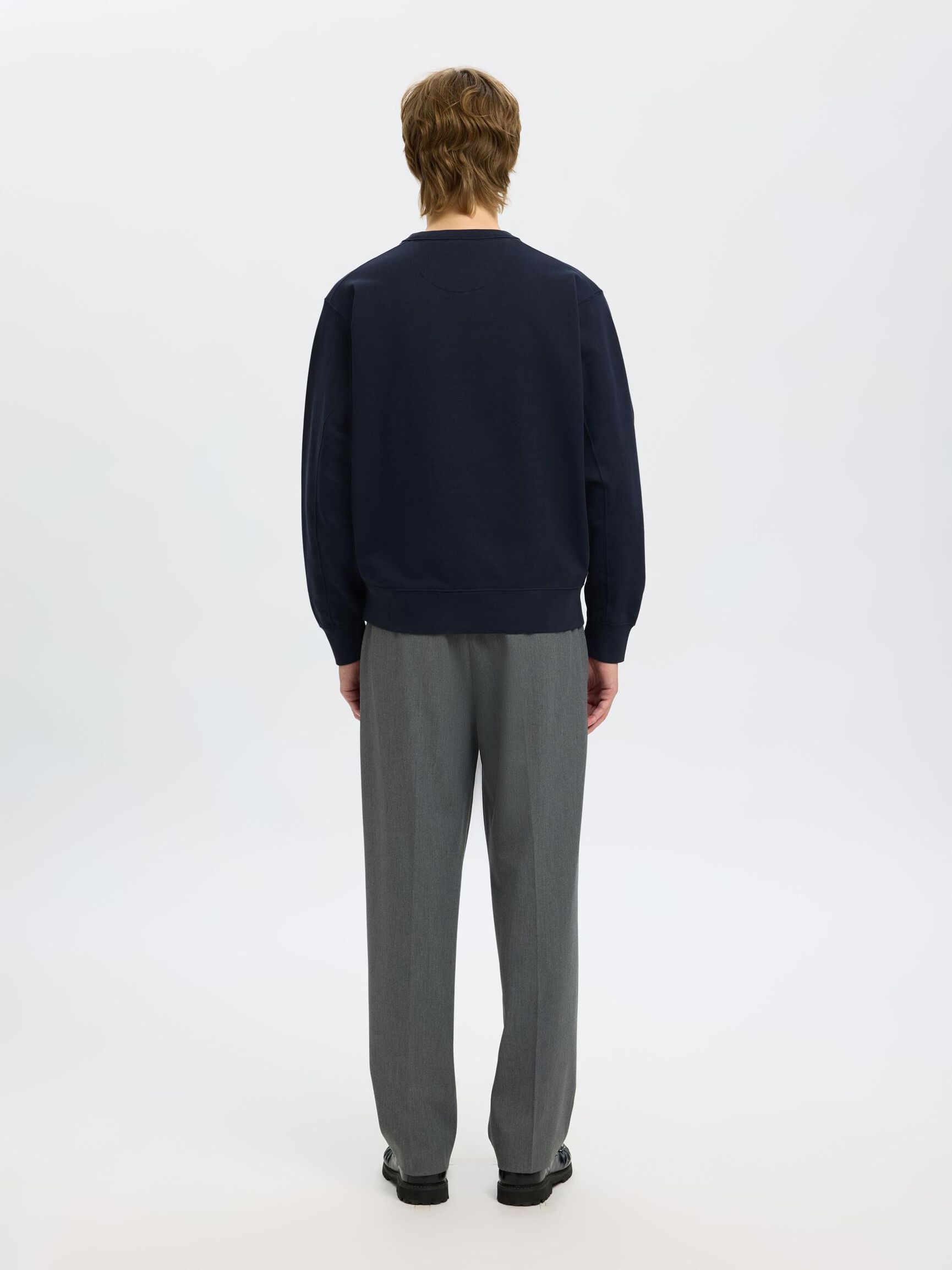 100% BAUMWOLL SWEATSHIRT, Dark Sapphire, highres