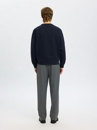 100% COTTON SWEATSHIRT, Dark Sapphire, highres
