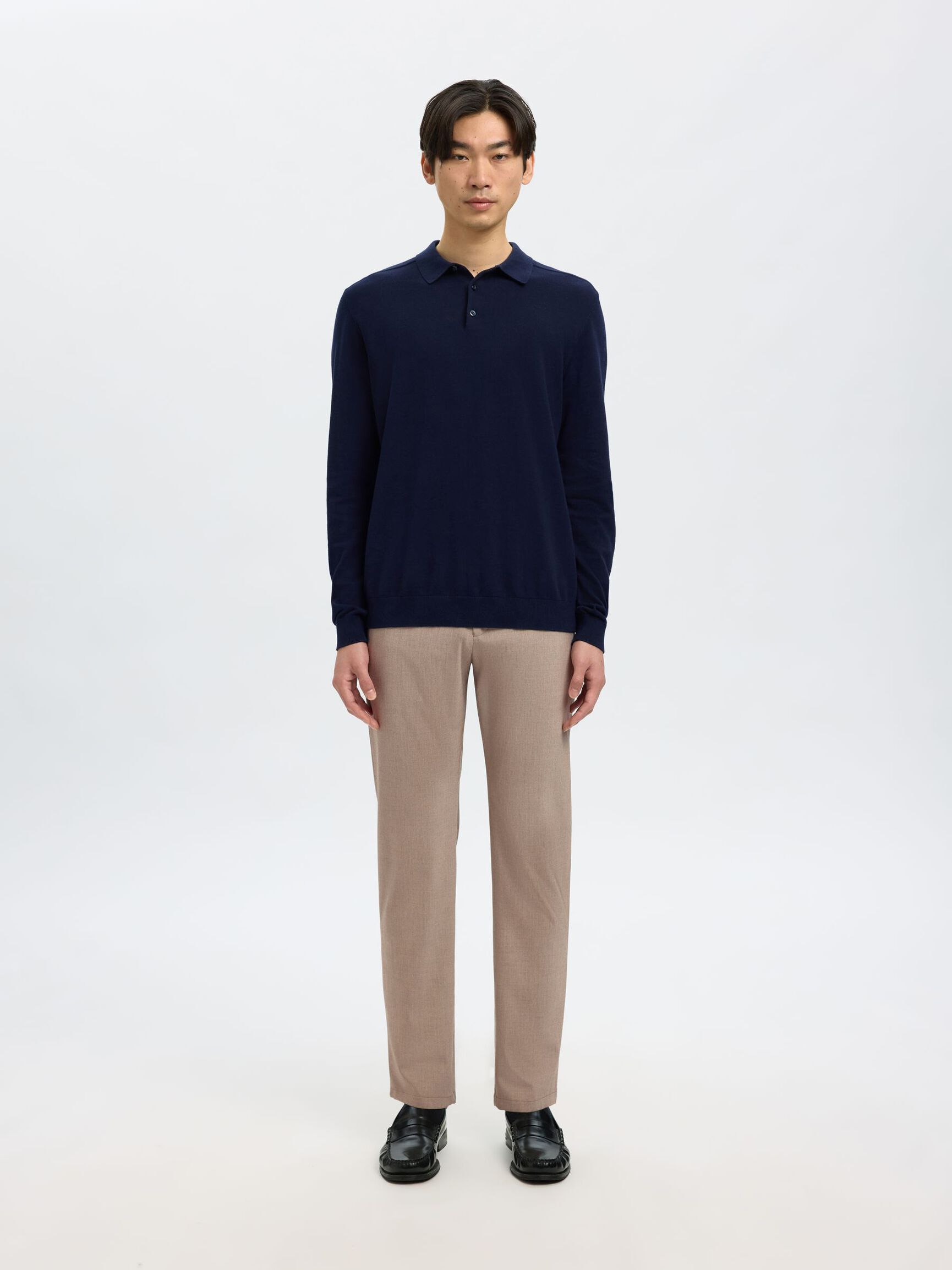 175 SLIM-FIT TROUSERS, Sand, highres