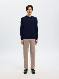 175 SLIM-FIT TROUSERS, Sand, highres