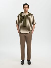 175 SLIM FIT FLEX CHINOS, Chocolate Chip, highres