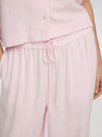 VISCOSE BLEND TROUSERS, Cradle Pink, highres