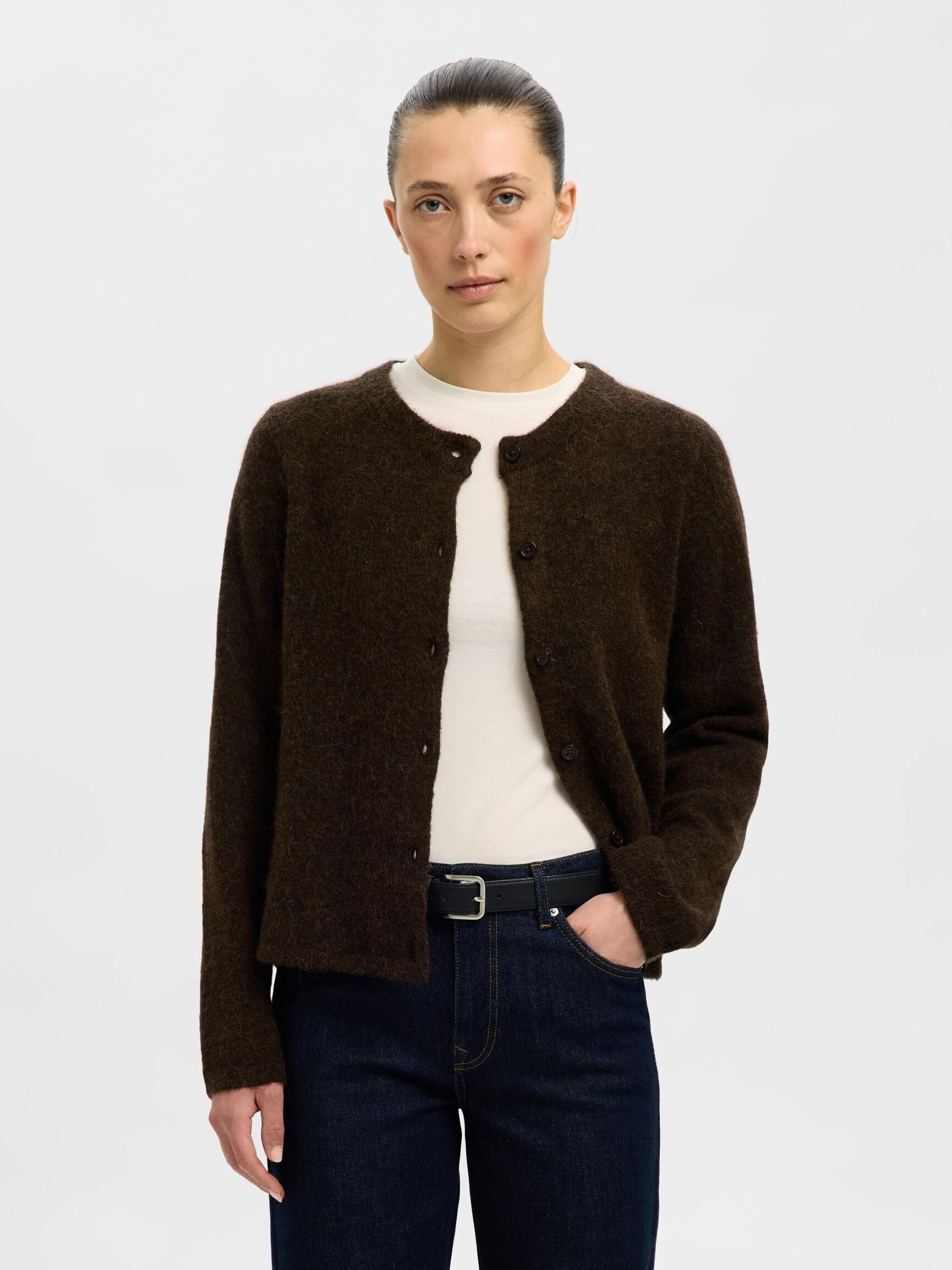 ULDBLANDING STRIKKET CARDIGAN, Delicioso, highres