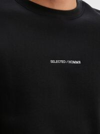 BESTICKTE SWEATSHIRT, Black, highres
