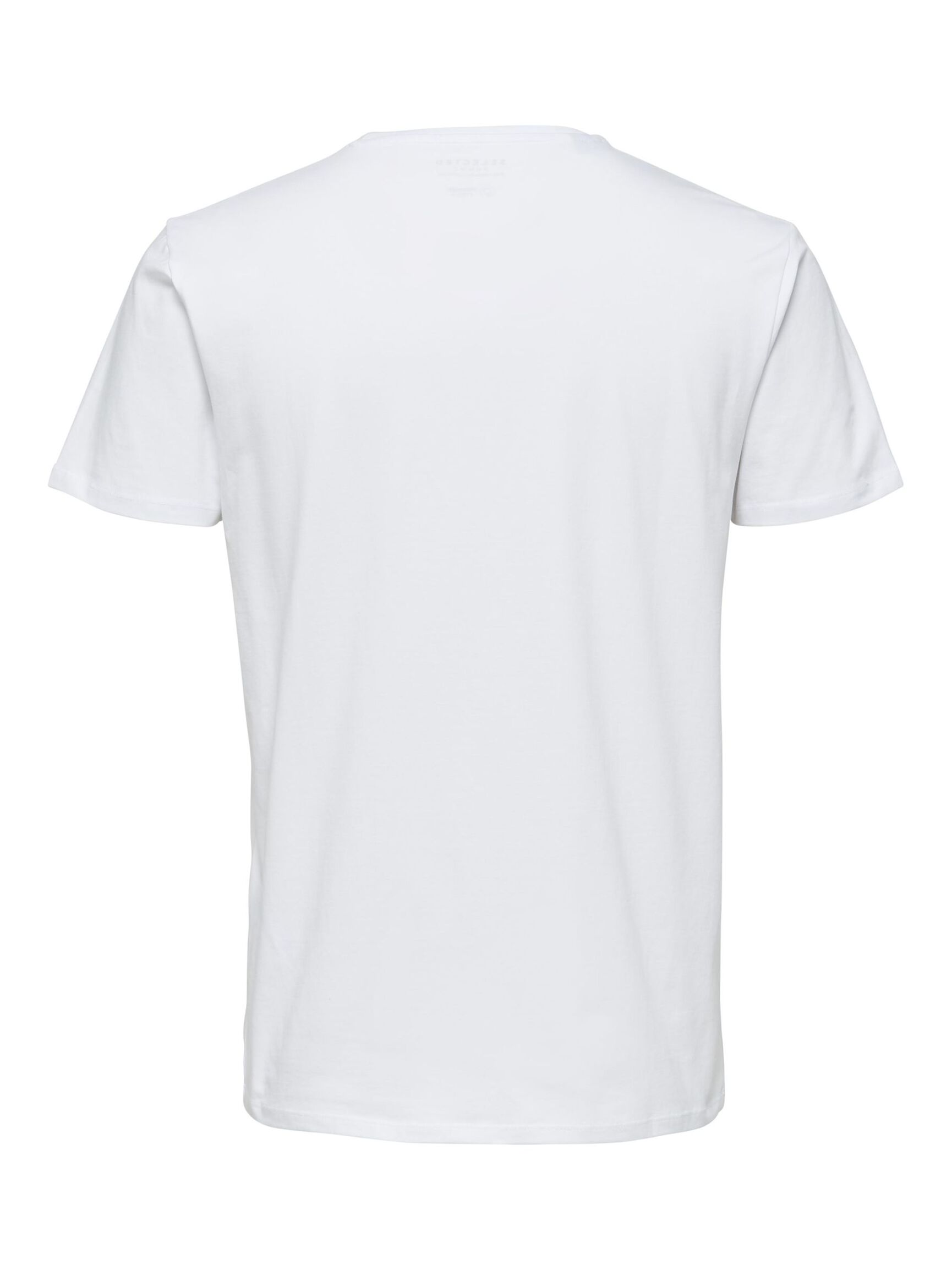 KORTÆRMET T-SHIRT, Bright White, highres