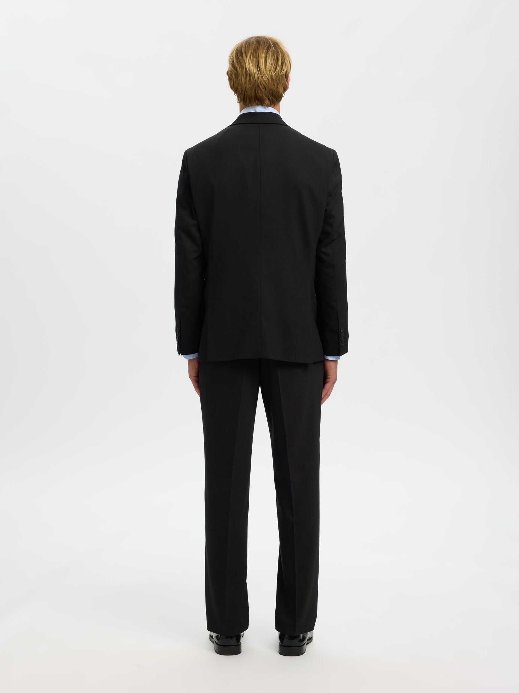 REGULAR FIT  BLAZER, Black, highres