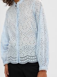 BORDADO INGLÉS CAMISA, Cashmere Blue, highres