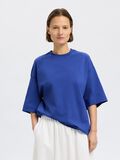 Selected ESSENTIAL OVERSIZED T-SHIRT, Dazzling Blue, highres - 16097896_DazzlingBlue_003.jpg