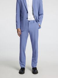 175 SLIM FIT PANTALONES, Light Blue, highres