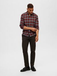 FLANNEL SHIRT, Burnt Henna, highres
