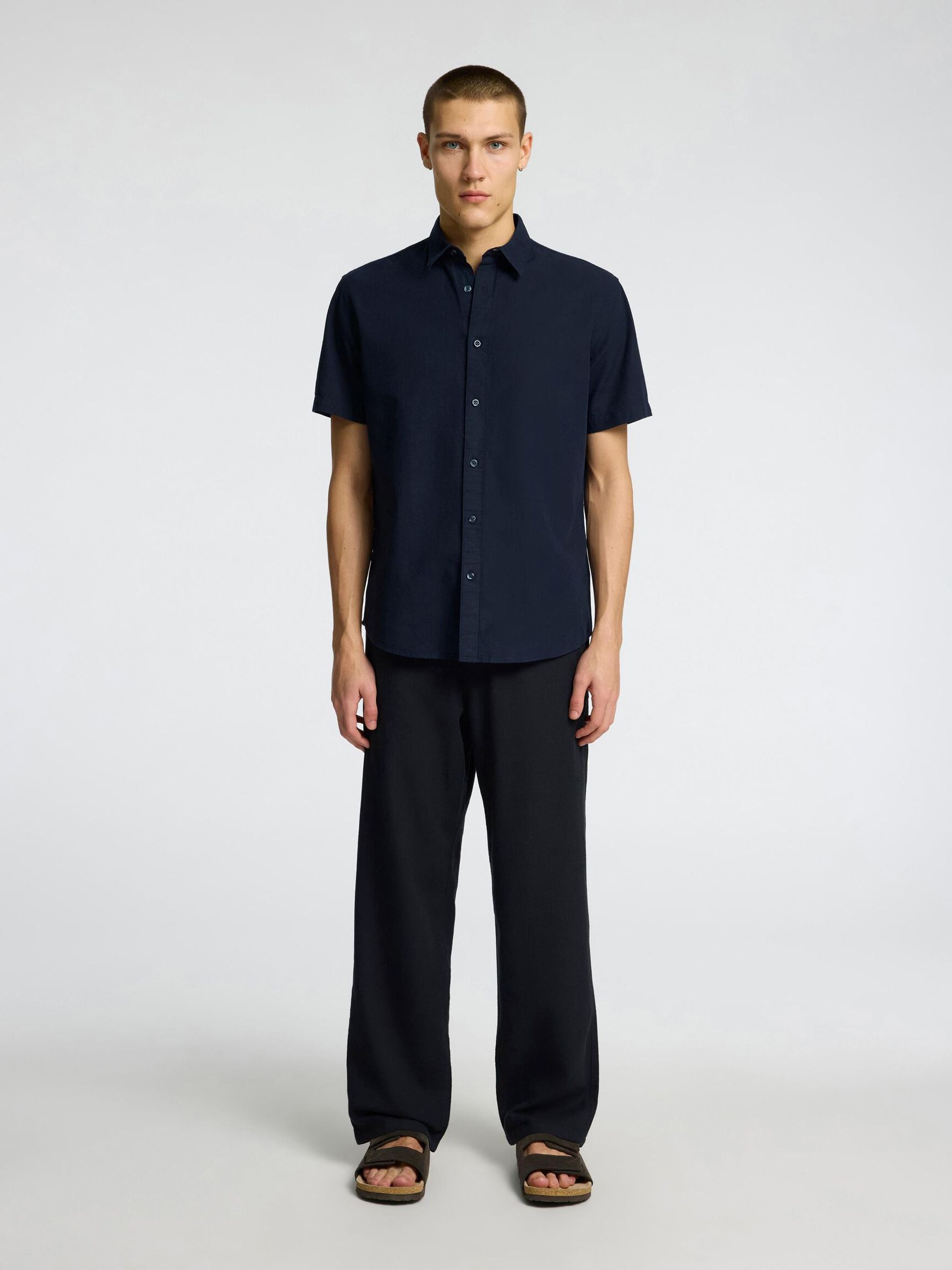 CLASSIC SHORT SLEEVED SHIRT, Sky Captain, highres