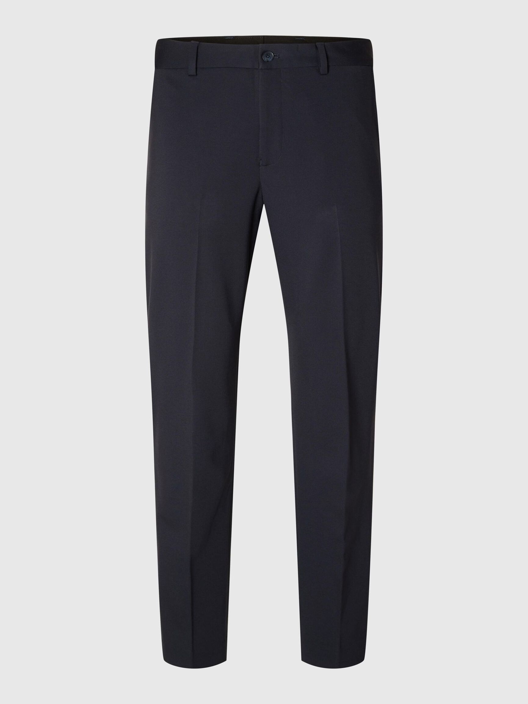 VISKOSBLANDNING SLIM FIT KOSTYMBYXOR, Navy Blazer, highres