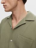Selected WAFFLED SHORT SLEEVED SHIRT, Vetiver, highres - 16094904_Vetiver_006.jpg