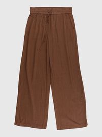 VISCOSE BLEND TROUSERS, Chocolate Chip, highres