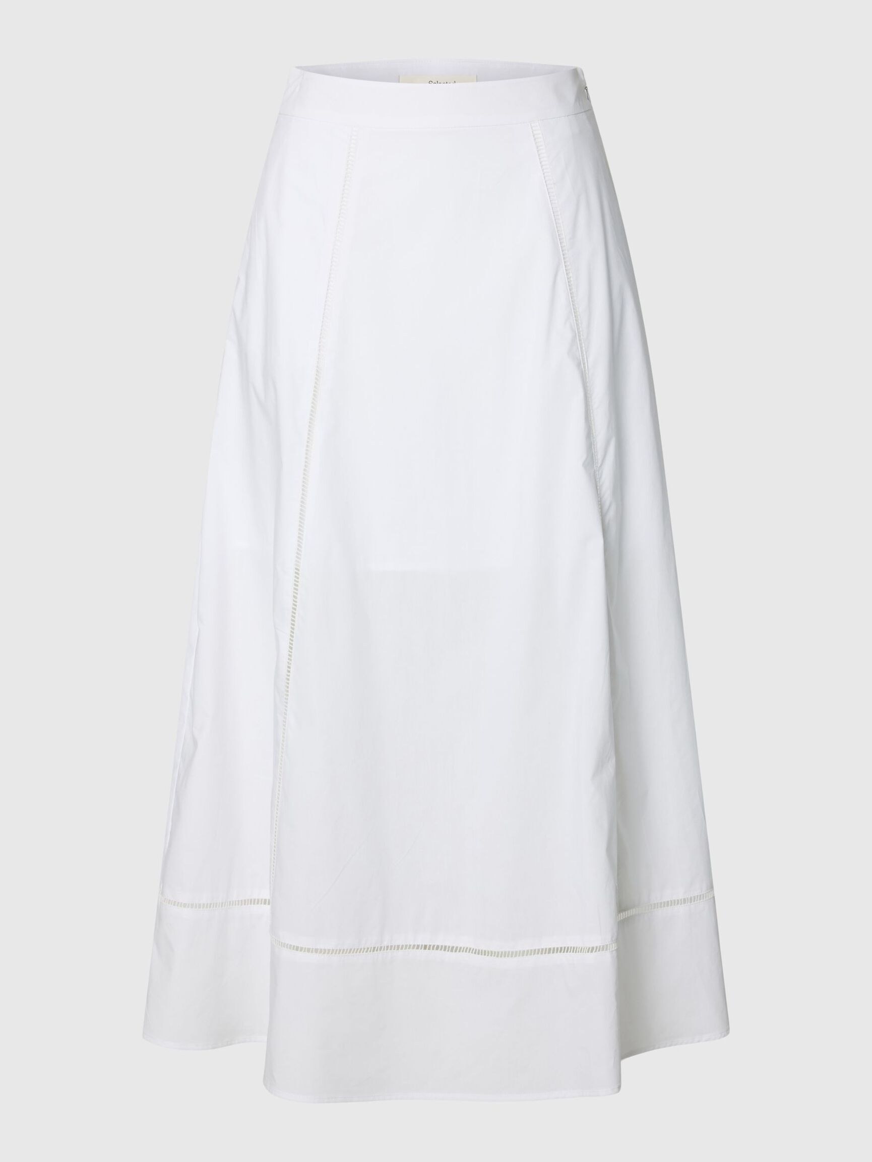 BAUMWOLL MAXIROCK, Bright White, highres