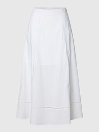 BAUMWOLL MAXIROCK, Bright White, highres