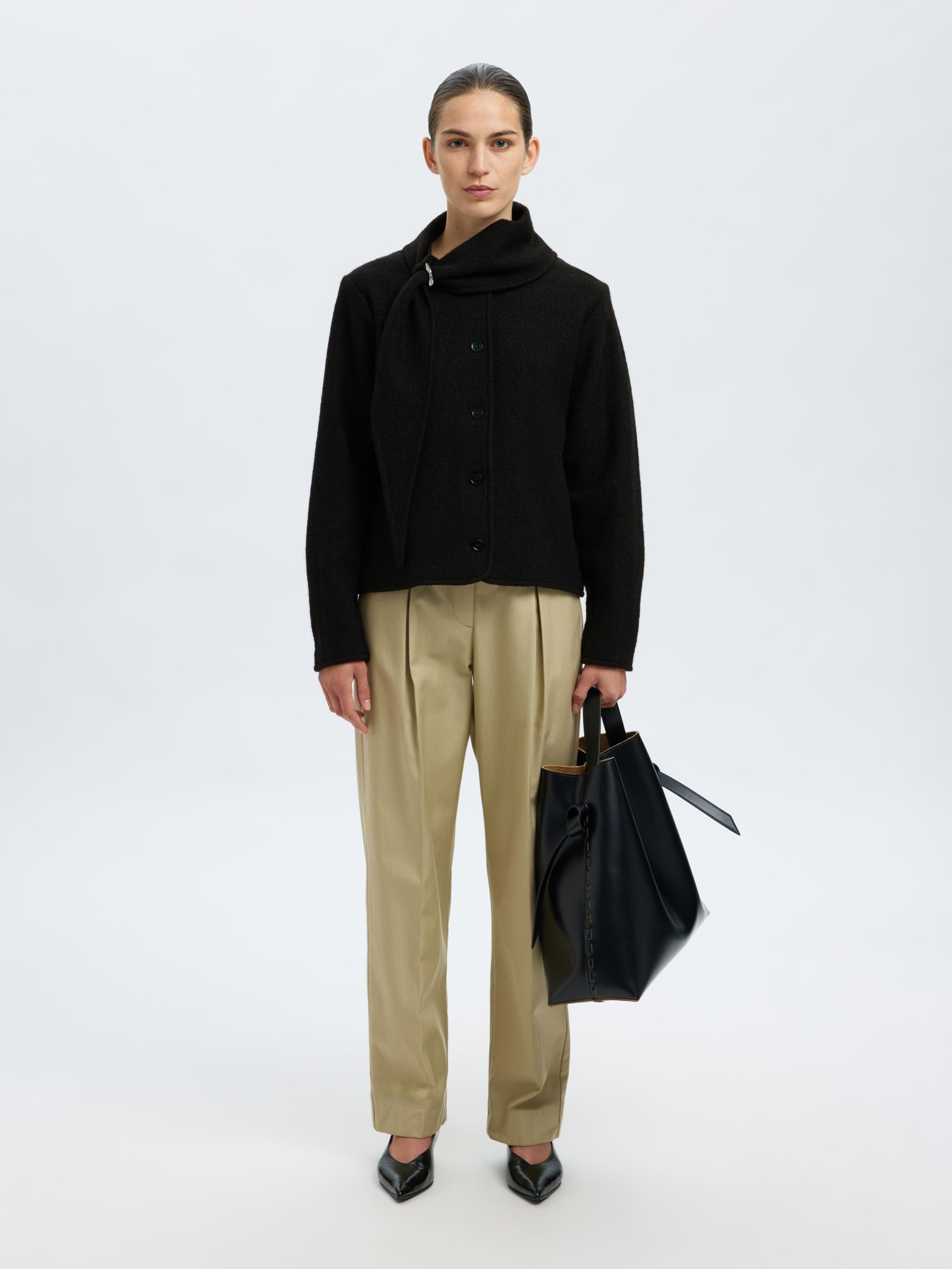 ULL KORT JACKA, Black, highres