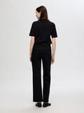 Selected SHORT SLEEVED COTTON T-SHIRT, Black, highres - 16096815_Black_1165690_004.jpg