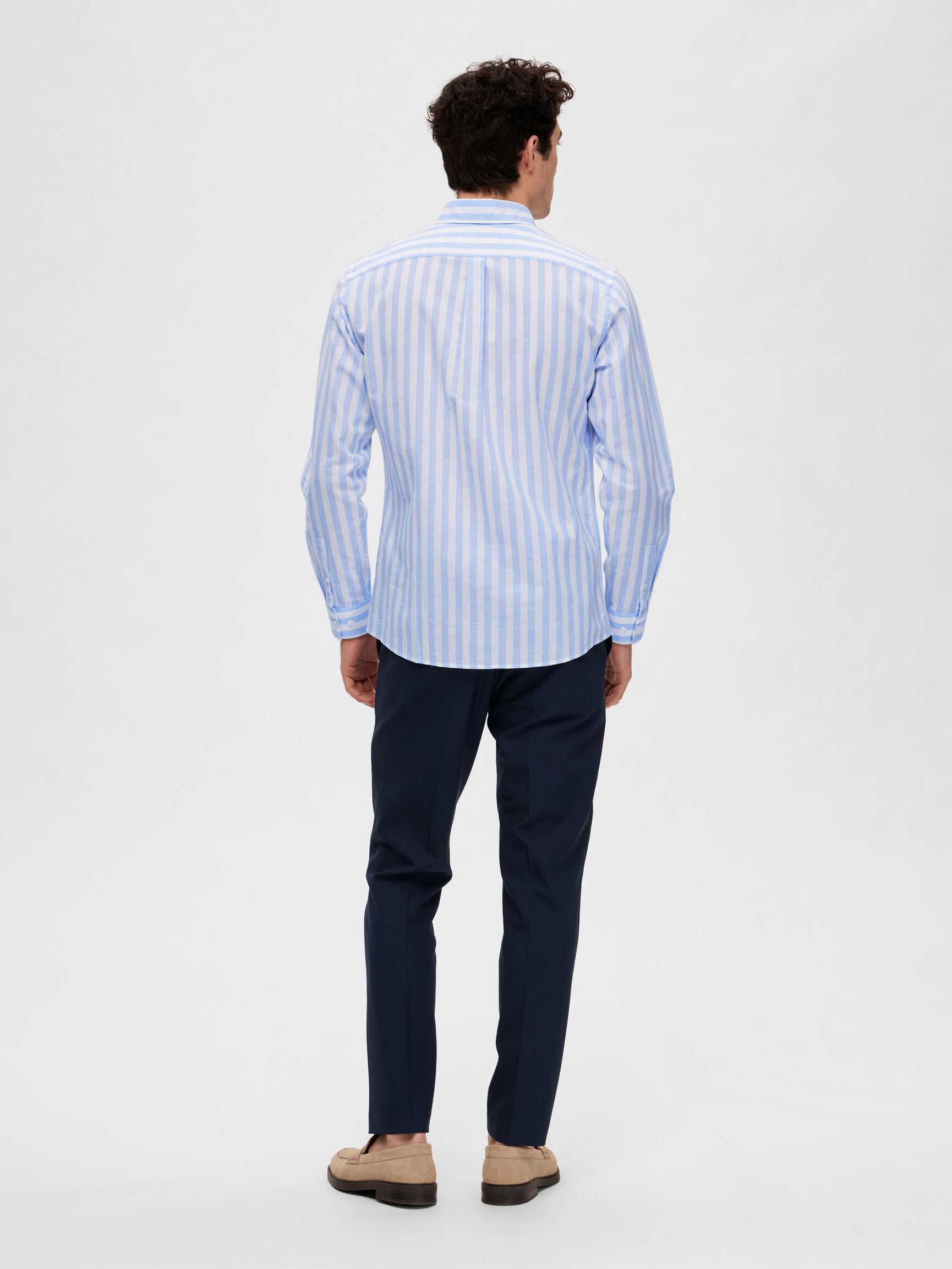 COUPE SLIM CHEMISE, Cashmere Blue, highres