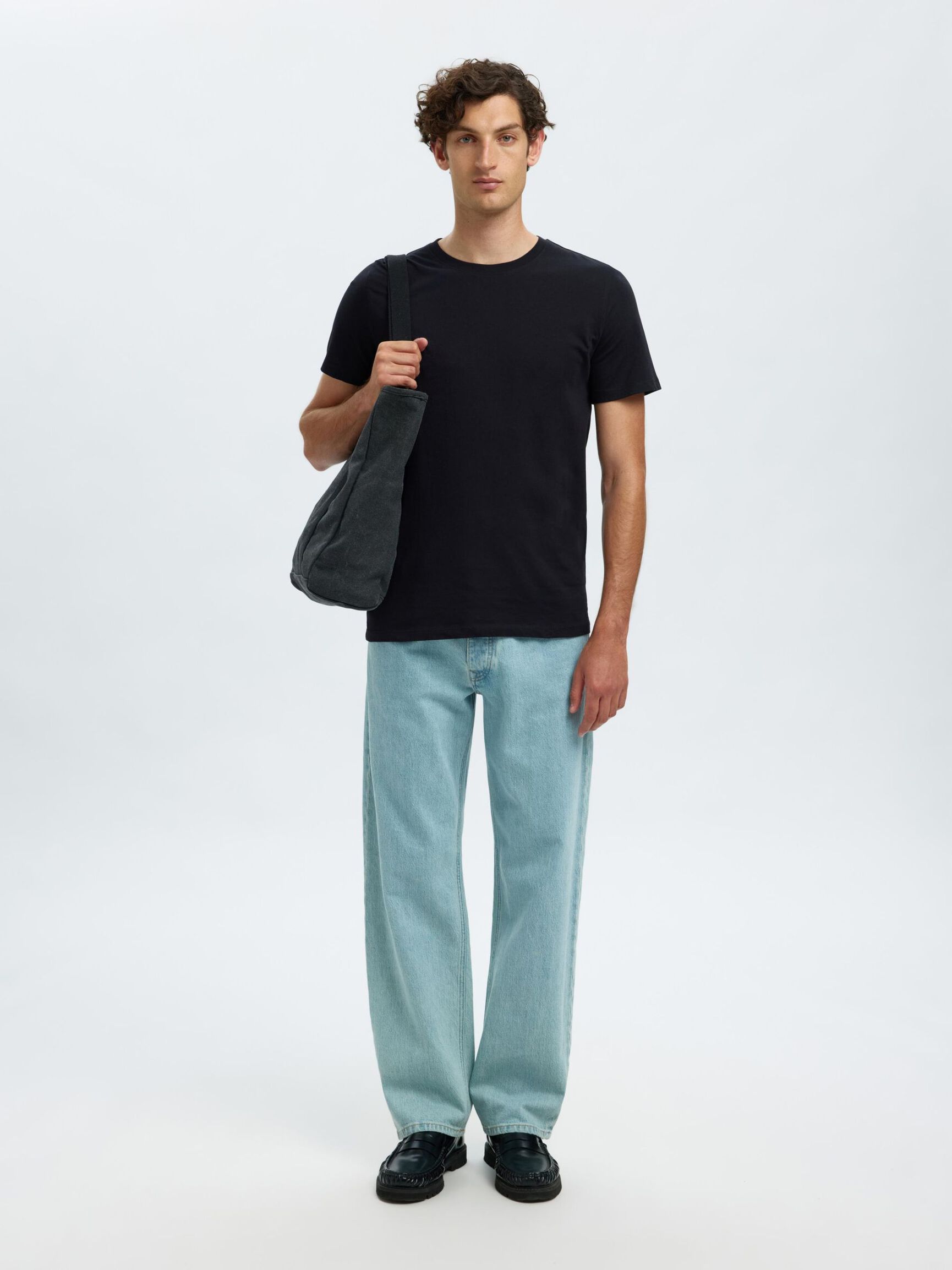 LOT DE 5 T-SHIRT RAS DU COU, Black, highres