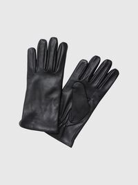 LEATHER GLOVES, Black, highres