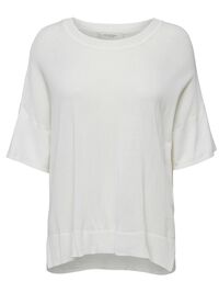 VISKOSEBLANDING LØS T-SHIRT, Snow White, highres