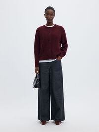 WOOL BLEND CARDIGAN, Fig, highres
