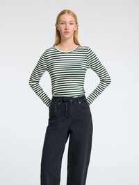 GESTREIFTES LONGSLEEVE, Scarab, highres